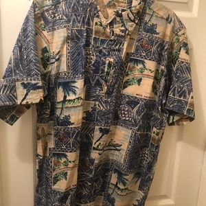 Reyn Spooner Christmas Hawaiian Shirt 1996 edition